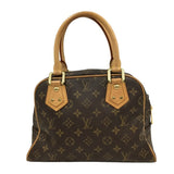 ルイ・ヴィトン LOUIS VUITTON マンハッタンPM M40026 ブラウン モノグラムキャンバス レディース ハンドバッグ