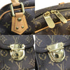 ルイ・ヴィトン LOUIS VUITTON マンハッタンPM M40026 ブラウン モノグラムキャンバス レディース ハンドバッグ