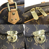 ルイ・ヴィトン LOUIS VUITTON マンハッタンPM M40026 ブラウン モノグラムキャンバス レディース ハンドバッグ
