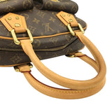 ルイ・ヴィトン LOUIS VUITTON マンハッタンPM M40026 ブラウン モノグラムキャンバス レディース ハンドバッグ