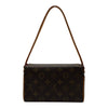 ルイ・ヴィトン LOUIS VUITTON レシタル M51900 ブラウン モノグラム/レザー レディース ショルダーバッグ