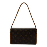 ルイ・ヴィトン LOUIS VUITTON レシタル M51900 ブラウン モノグラム/レザー レディース ショルダーバッグ