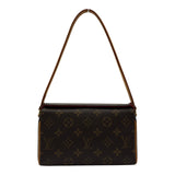 ルイ・ヴィトン LOUIS VUITTON レシタル M51900 ブラウン モノグラム/レザー レディース ショルダーバッグ