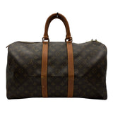 ルイ・ヴィトン LOUIS VUITTON キーポル45 M41428 ブラウン モノグラム/レザー レディース ボストンバッグ