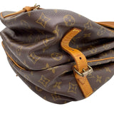 ルイ・ヴィトン LOUIS VUITTON ソミュール35 M42254 ブラウン モノグラムキャンバス ユニセックス ショルダーバッグ