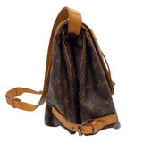 ルイ・ヴィトン LOUIS VUITTON ソミュール35 M42254 ブラウン モノグラムキャンバス ユニセックス ショルダーバッグ