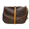 ルイ・ヴィトン LOUIS VUITTON ソミュール35 M42254 ブラウン モノグラムキャンバス ユニセックス ショルダーバッグ