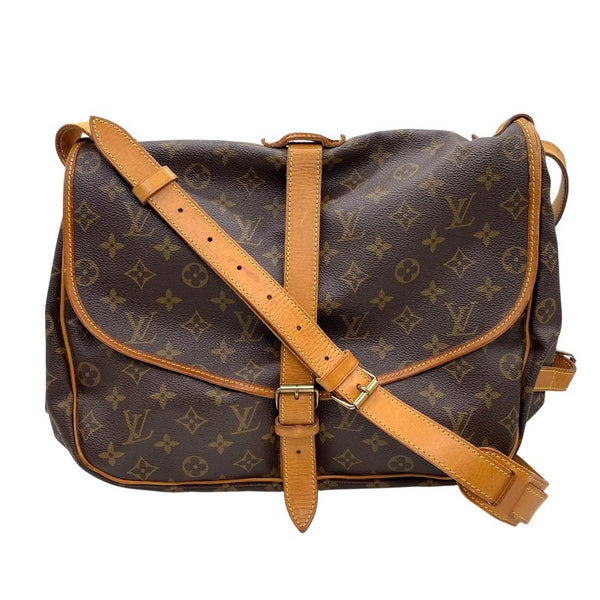 ルイ・ヴィトン LOUIS VUITTON ソミュール35 M42254 ブラウン