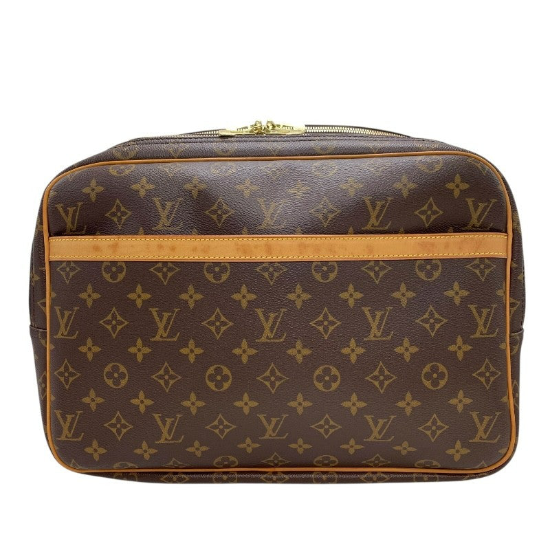 LOUIS VUITTON ルイヴィトン ノート モノグラム 付属品付き 正規品 ルイ・ヴィトン LOUIS VUITTON リポーターGM M45252 ブラウン ゴールド