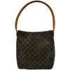 ルイ・ヴィトン LOUIS VUITTON ルーピングGM M51145 ブラウン モノグラムキャンバス レディース ショルダーバッグ