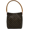 ルイ・ヴィトン LOUIS VUITTON ルーピングGM M51145 ブラウン モノグラムキャンバス レディース ショルダーバッグ