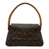 ルイ・ヴィトン LOUIS VUITTON ミニ・ルーピング M51147 ブラウン モノグラム/レザー レディース ショルダーバッグ