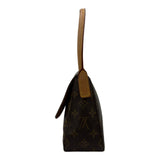 ルイ・ヴィトン LOUIS VUITTON ミニ・ルーピング M51147 ブラウン モノグラム/レザー レディース ショルダーバッグ