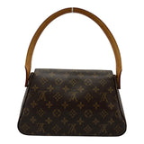 ルイ・ヴィトン LOUIS VUITTON ミニ・ルーピング M51147 ブラウン モノグラム/レザー レディース ショルダーバッグ