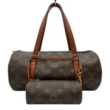 ルイ・ヴィトン LOUIS VUITTON パピヨン30 M51365 ブラウン モノグラム/レザー レディース ハンドバッグ