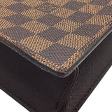 ルイ・ヴィトン LOUIS VUITTON ヴェニスPM N51145 ブラウン ダミエ/レザー メンズ トートバッグ
