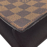ルイ・ヴィトン LOUIS VUITTON ヴェニスPM N51145 ブラウン ダミエ/レザー メンズ トートバッグ