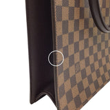 ルイ・ヴィトン LOUIS VUITTON ヴェニスPM N51145 ブラウン ダミエ/レザー メンズ トートバッグ