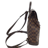ルイ・ヴィトン LOUIS VUITTON ソーホー N51132 ブラウン ゴールド金具 ダミエ/レザー レディース リュック・デイパック