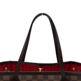 ルイ・ヴィトン LOUIS VUITTON ネヴァーフルPM N51109 ブラウン ダミエ/レザー レディース トートバッグ