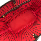 ルイ・ヴィトン LOUIS VUITTON ネヴァーフルMM N51105 ブラウン ダミエ/レザー レディース トートバッグ