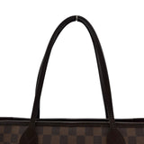 ルイ・ヴィトン LOUIS VUITTON ネヴァーフルMM N51105 ブラウン ダミエ/レザー レディース トートバッグ