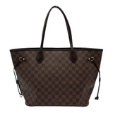 ルイ・ヴィトン LOUIS VUITTON ネヴァーフルMM N51105 ブラウン ダミエ/レザー レディース トートバッグ