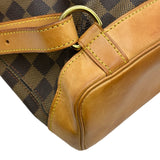 ルイ・ヴィトン LOUIS VUITTON アルルカン N99038 ブラウン ダミエ・エベヌ レディース リュック・デイパック