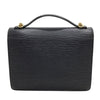 ルイ・ヴィトン LOUIS VUITTON モンソー28 M52122 ノワール ゴールド金具 エピレザー レディース ハンドバッグ