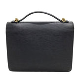 ルイ・ヴィトン LOUIS VUITTON モンソー28 M52122 ノワール ゴールド金具 エピレザー レディース ハンドバッグ
