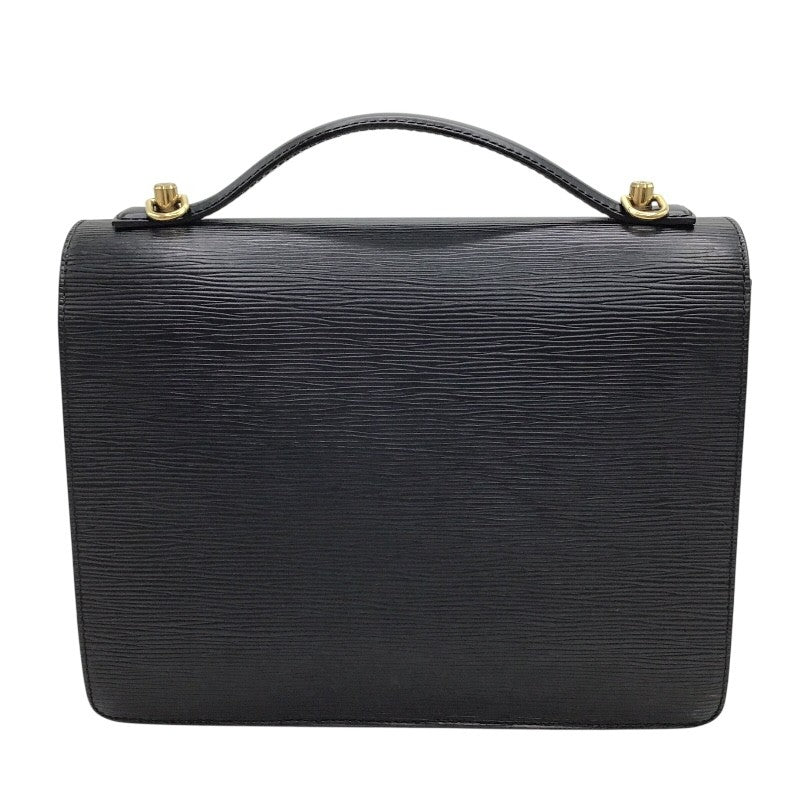 ルイ・ヴィトン LOUIS VUITTON モンソー28 M52122 ノワール ゴールド