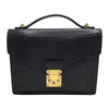 ルイ・ヴィトン LOUIS VUITTON モンソー28 M52122 ノワール ゴールド金具 エピレザー レディース ハンドバッグ