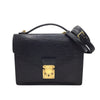 ルイ・ヴィトン LOUIS VUITTON モンソー28 M52122 ノワール ゴールド金具 エピレザー レディース ハンドバッグ