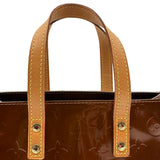ルイ・ヴィトン LOUIS VUITTON リードPM M91146 ブロンズ モノグラム・ヴェルニ レディース トートバッグ ハンドバッグ