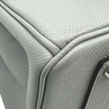 エルメス HERMES バーキン35 T刻印 ブルーグラシエ シルバー金具 エプソン レディース ハンドバッグ
