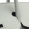 エルメス HERMES バーキン35 T刻印 ブルーグラシエ シルバー金具 エプソン レディース ハンドバッグ