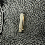 エルメス HERMES バーキン35 □H刻印 ブラック シルバー金具 トリヨンクレマンス レディース ハンドバッグ