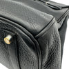 エルメス HERMES バーキン35 □H刻印 ブラック シルバー金具 トリヨンクレマンス レディース ハンドバッグ