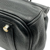 エルメス HERMES バーキン35 □H刻印 ブラック シルバー金具 トリヨンクレマンス レディース ハンドバッグ