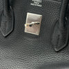 エルメス HERMES バーキン35 □H刻印 ブラック シルバー金具 トリヨンクレマンス レディース ハンドバッグ