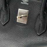 エルメス HERMES バーキン35 □H刻印 ブラック シルバー金具 トリヨンクレマンス レディース ハンドバッグ