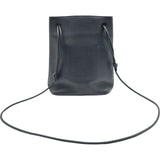 ロエベ LOEWE ペブルポーチ CANBSPPX01 ブラック スムースカーフ レディース ショルダーバッグ