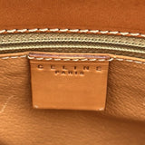 セリーヌ CELINE マカダム トートバッグ ブラウン PVC レディース ハンドバッグ