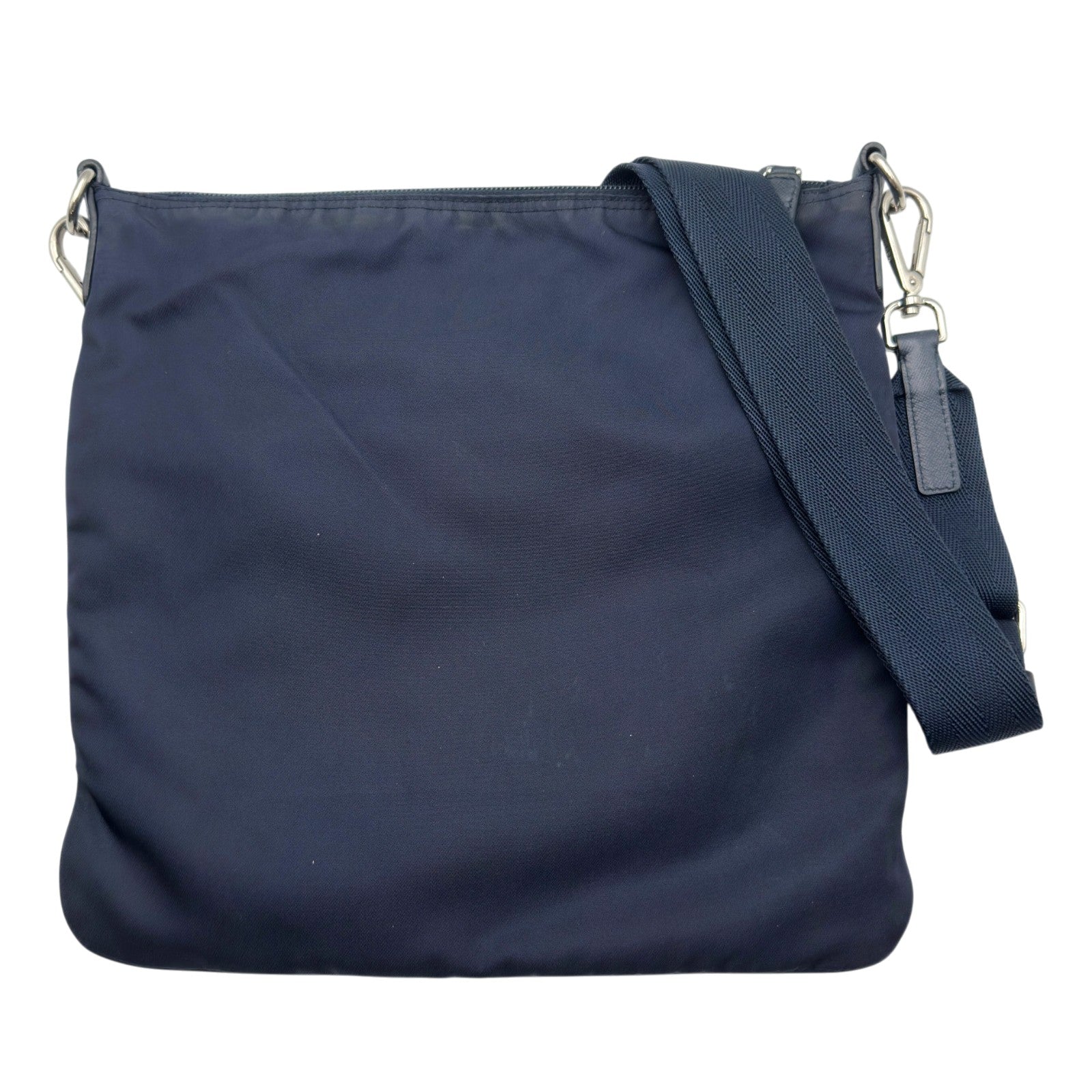 PRADA ショルダーバッグ ナイロン ネイビー プラダ PRADA ナイロンショルダーバッグ ネイビー ナイロン/レザー