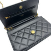 シャネル CHANEL マトラッセチェーンウォレット AP0250 ブラック ゴールド金具 キャビアスキン レディース ショルダーバッグ
