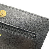 シャネル CHANEL マトラッセチェーンウォレット AP0250 ブラック ゴールド金具 キャビアスキン レディース ショルダーバッグ