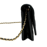シャネル CHANEL マトラッセチェーンウォレット AP0250 ブラック ゴールド金具 キャビアスキン レディース ショルダーバッグ