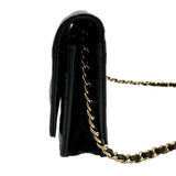 シャネル CHANEL マトラッセチェーンウォレット AP0250 ブラック ゴールド金具 キャビアスキン レディース ショルダーバッグ