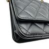 シャネル CHANEL マトラッセチェーンウォレット AP0250 ブラック ゴールド金具 キャビアスキン レディース ショルダーバッグ