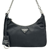 プラダ PRADA Re-Edition2005ショルダーバッグ 1BH204 ブラック ナイロン レディース ショルダーバッグ